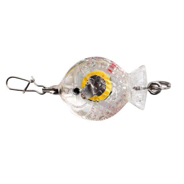 Cebo LED, luz de trampa para señuelos de pesca de caída profunda, lámpara de destello subacuática (D blanco) Ehuebsd Para estrenar