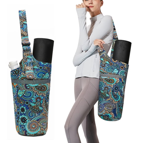 Yoga Mat Bag for Women with Large Size Pocket and Zipper Pocket,Yoga Bag Mat Carrier Holder Fits Most Your Stuff,Yoga Accessories Gifts