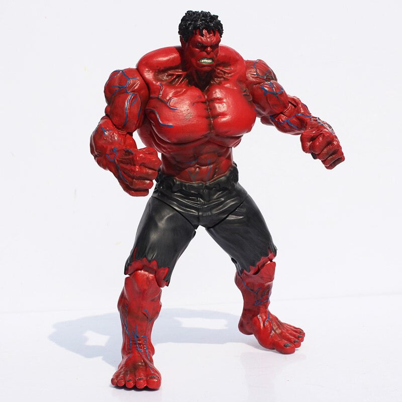 Figuras de accion de superheroes de la pelicula Hulk juguete de PVC Hulk rojo y verde 25CM gran regalo Walmart en linea