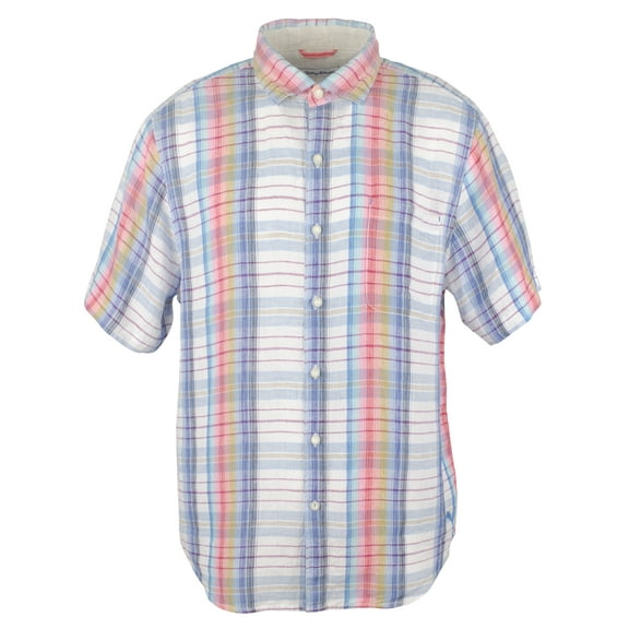 Men's Tellaro Plaid Camp Shirt-W-S