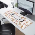 thumbnail image 2 of Long Mouse Pads for Desk,White Christmas Gingerbread Man Pattern Desk Mats on Top Of Desks, Desk Mouse Pad Extra Large with 3mm Non-Slip Base and Stitched Edge for Gaming,Office,Work,Home 31.5x11.8in, 2 of 5