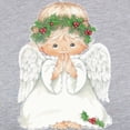 thumbnail image 3 of CafePress - Christmas Cute Baby Angel Praying Long Sleeve T Sh - Womens Baseball Tee, 3 of 4