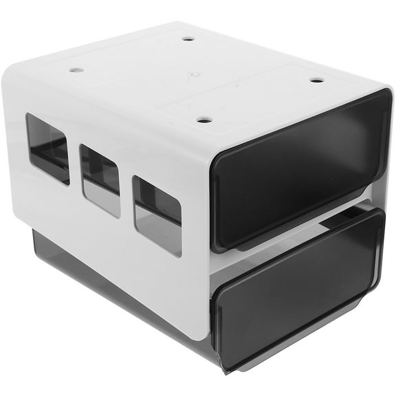 WHAMVOX  under Table Storage Box Desk Organizers and Small Drawers Office Black