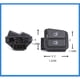 thumbnail image 3 of Riwesomey Interruptor de motocicleta, botón de altavoz de motocicleta, controlador de luz, reparación de faros eléctricos, piezas de repuesto, Accesorios para motos Atenuación, 3 of 6