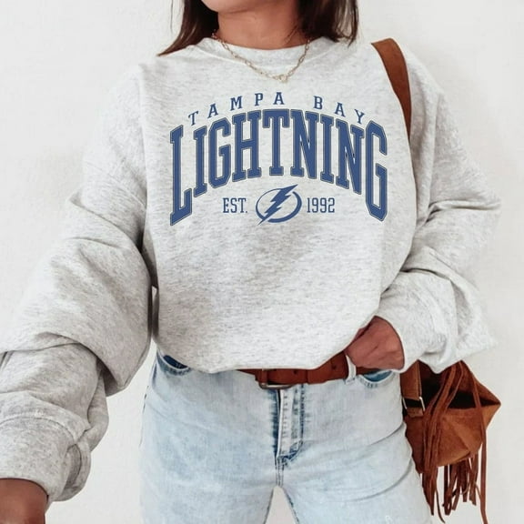 Tampa Bay Sweatshirt Vintage, Lightning Sweatshirt, College Shirt, Hockey Fan Shirt