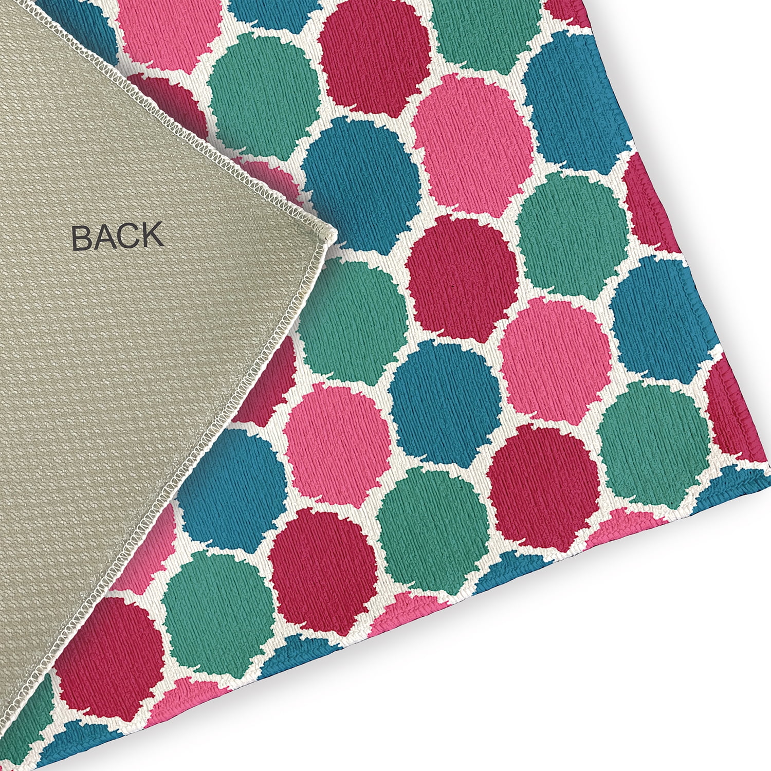 Simply Daisy 4' x 6' Fuschia Geometric Indoor/outdoor Rug