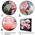 thumbnail image 3 of Designart "Hibiscus love expression VI" Floral Canvas Art Print, 3 of 5