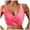 Pink, variant on Women's Push Up Bikini Tops Underwire Swimsuit Top Sexy V Neck Bikini Bathing Suit Swim Tops