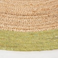 thumbnail image 3 of SAFAVIEH Braided Carina Bordered Reversible Area Rug, Green/Natural, 4' x 6' Oval, 3 of 11