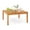 35" Beige, variant on Topcobe 35.5 Inches Patio Solid Acacia Wood Coffee Table Side Table, Modern Outdoor Furniture for Patio Backyard, Garden