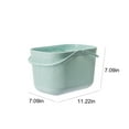 thumbnail image 3 of Gnmfd Plastic Storage Organizer Basket with Handles for Bathroom Kitchen, Shower Caddy Bin for Toiletries Cleaning Supplies, Storage Bins with Lids for Countertop Pantry and Cabinet Organization, 3 of 6