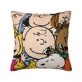 thumbnail image 2 of Funda de almohada decorativa con personajes de cómic de Peanuts, Merchandising para el hogar, Funda de almohada divertida de Snoopy y Charlie Brown, Funda de almohada con cremallera, Varios tamaños, 2 of 5