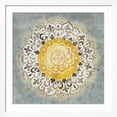 thumbnail image 2 of Art.com Mandala Delight IV Yellow Grey Art Print by Danhui Nai, White Frame Wall Art, 38" x 38", 2 of 5