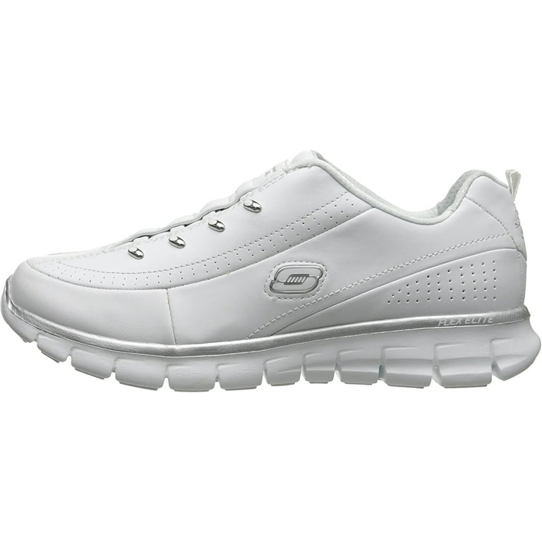 Sport Elite Class Sneaker,White/Silver,10 US - Walmart.com