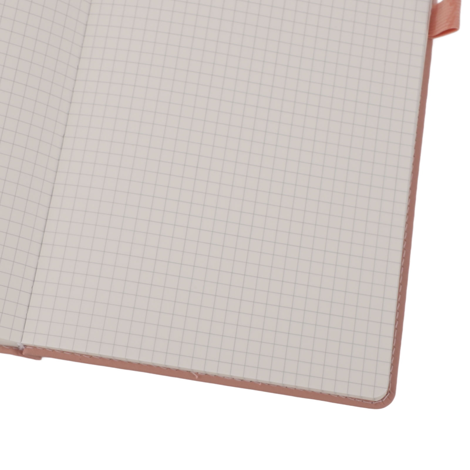 M Buder Premium A5 College Ruled Journal Notebook PU Leather Planner Diary Business Notepad with Foil Stickers Roseate Pink 8.66 x 6.69 inches