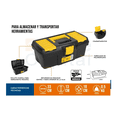 thumbnail image 3 of Kit Cajas Para Herramientas Bloosom  Con Compartimentos (13' Y 16') Negro con Amarillo, 3 of 4