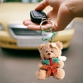 thumbnail image 5 of Lunxisen 3 Pcs Cute Key Chain Plush Bear Bag Charm Teddy Bear Keychain Gift For Handbag,Purse, Backpack, Car Keys, 5 of 9
