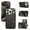Black, variant on TECH CIRCLE For iPhone 11 Wallet Case with Card Holder, 360°Rotation Ring Stand RFID Blocking Snap Button Shockproof Protective PU Leather Case for iPhone 11 6.1" 2019,Gray