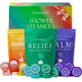 thumbnail image 1 of Vaporizadores de ducha JoJoWell para aromaterapia, paquete de 18 con aceites esenciales, 1 of 7
