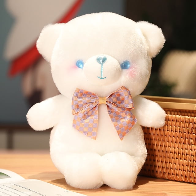 Cuddly Teddy Bear Plushies Toy Stuffed Cute Big Bear with Clothes Valentine's Gift For Girls Kids Baby Christmas Brinquedos970cm Deng Xun unisex