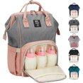 thumbnail image 1 of TEMOGU-Diaper Bag Multi-Function Waterproof Travel Backpack Nappy Bag for Baby Care with Insulated Pockets, 1 of 4