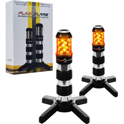 roadside electronic flash flare 2 pack