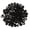 Black, variant on STONEGO 50PCS Practical Hinge Plastic Screws Folding Buckle Protective Caps - Button Nut Covers for Bolts, Protect Furniture Trim and Hardware
