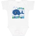 thumbnail image 3 of Inktastic Whale Little Brother Boys Baby Bodysuit, 3 of 5
