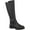 Black, variant on GC Shoes Womens Aston Faux Leather Tall Knee-High Boots