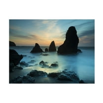Trademark Fine Art "Rodeo Beach I" Canvas Art by Moises Levy