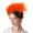 Orange, variant on Colorful Feathers Fascinators Hat for Women 20s 50s Headband Flexible Headpieces Party Headwear for Masquerade
