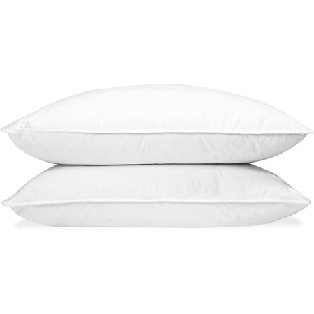Manchester Mills Classic Pillows - Queen/Medium Support, 2-Pack