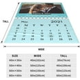 thumbnail image 4 of Custom Blanket Personalized Photos Text Collage Customized Picture Throws Blankets for Adults Kids Family Birthday, 1 Photo, 30x40 Inches, 4 of 6