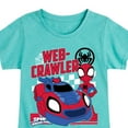 thumbnail image 3 of Marvel Spider-Man And His Amazing Friends - Web Crawler - Toddler and Youth Girls Fitted Short Sleeve Tee, 3 of 5