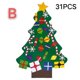 thumbnail image 1 of Felt Christmas Tree Kids DIY Xmas Santa Claus Tree Gift Merry Christmas Decor 2024 Noel Tree Happy New Year 2023 Natal Tree, 1 of 4