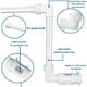 thumbnail image 3 of Greeniant Accesorios de Spa para estanque, herramienta de aspersión divertida, operación Simple, aspersor de agua subterránea, piscinas, Deportes acuáticos, 3 of 6