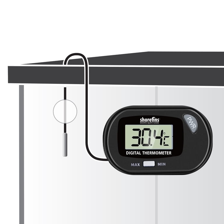 Shorefins LCD Digital Aquarium Thermometer, 158°F Range photo 8