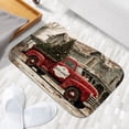 thumbnail image 6 of 1pc Red Vintage Truck Absorbent Non-Slip Bathroom Thickened Flannel Rug Decor,Soft,Quick Drying,Suitable For Indoor/outdoor Use,Bathrooms,Bedrooms,Kitchens,Terrace,Laundry Rooms,16"x24", 6 of 9