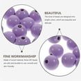 thumbnail image 5 of OULII 100 Pcs Perles Violettes pour Fournitures d'Artisanat Design Simple, 5 of 5