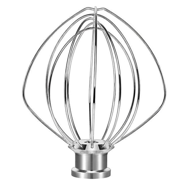 Convient pour K45WW Fouet Métallique Compatible avec Accessoires de Mixeur KitchenAid Fouet en Acier Inoxydable Tête Inclinable Support de Mixeur Remplacement Ballon à Farine Gâteau