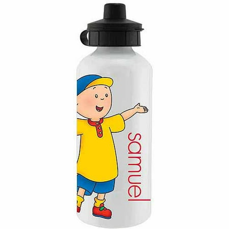 Personalized Caillou Discover Sports Water Bottle - 20 oz