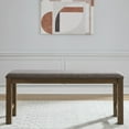 thumbnail image 2 of Liberty Furniture Brook Bay Upholstered Counter Height Bench for Dining Room - Sandstone Brown, 2 of 8