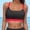 Black, variant on Tie Back Women Lace Up Swimwear Tops Underwire Full Coverage Bikini Top Push Up Orange,S