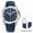 V1-Blue, variant on 2025 New Luxury Men Mechanical Wristwatch Miyota 8215 Stainless Steel Watch Green Rubber Sapphire Reloj Hombre