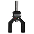 thumbnail image 1 of Calibrador de plástico de precisión de 0,1 mm para una medición precisa Medidor de profundidad digital LCD con base magnética, 1 of 8
