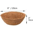 thumbnail image 2 of Manunclaims 2 Packs Hanging Basket Coco Liners Replacement Natural Round Coconut Coco Fiber Planter Flower Pot Basket Liners for Hanging Basket Flowers/Vegetables, 2 of 8