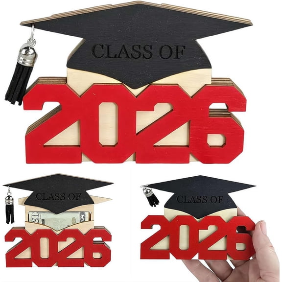 Generic Wooden 2026 Graduation Centerpiece Party Decor Photo Prop