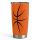 thumbnail image 1 of Vaso de baloncesto SANDJEST de 20 oz con aislamiento de acero inoxidable, 1 of 7