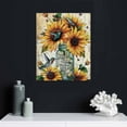 thumbnail image 5 of TIAOTIAOHOU Hummingbird Wall Decor Sign Art For Kitchen Hummingbirds Decor For Bathroom Vintage Sunflowers Sign Wall Decor Gift, 5 of 5