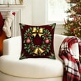 thumbnail image 5 of YIKA Santa Claus Christmas Tree Pillowcase Christmas Pillow Cover Festival Decoration Sofa Decoration Linen Pillow C, 5 of 6